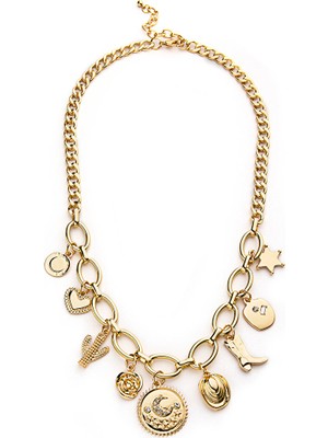 Twist Kombine Figürlü Metal Kolye TW6260051047265