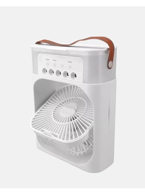 Sungur's Store USB Bağlantılı Taşınabilir Mini Klima Fan 500ML Su Hazneli ve Sessiz Çalışma