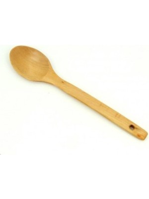 Sungur's Store Balsa BLS-028A Ahşap Yemek Servis Kaşığı 23 cm