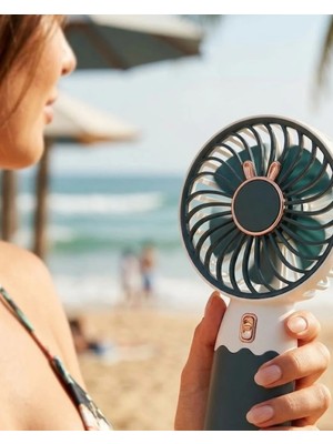 Sungur's Store Sessiz Çalışan Güçlü Serinletici Mini Masa Fanı