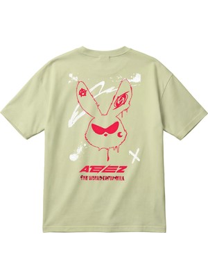 BarsDepo Ateez Baskılı Unisex Oversize T-Shirt