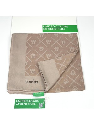 Benetton Elegante Uno Şal 1026-2818 Vizon
