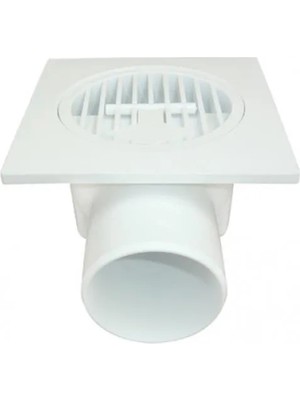 ALK Plastik Yer Süzgeci 10X10 cm 50 mm Yandan Çıkış