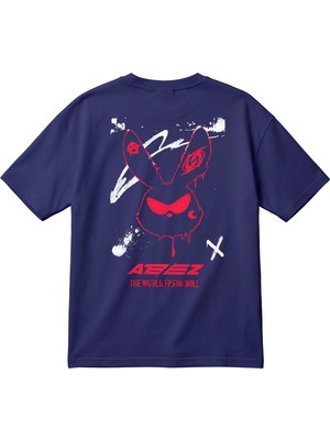 BarsDepo Ateez Baskılı Unisex Oversize T-Shirt