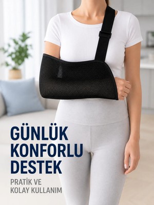Skygo Fileli Kol Askısı Ayarlanabilir Omuz Askılı Nefes Alabilen Kol Destekleyici
