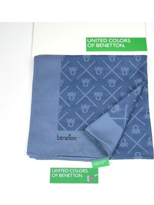 Benetton Elegante Uno Şal 10262286 Indigo