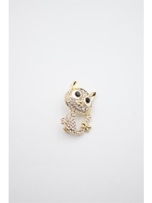Sungur's Store Kedi Broş - Altın
