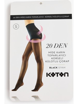 Koton Korseli 20 Den Külotlu Çorap