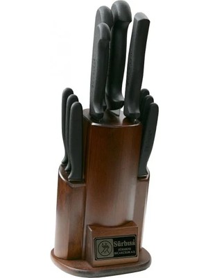 Sungur's Store Sürbısa 61506 - Sürmene Mutfak Bıçağı Seti - 11 Lu Set