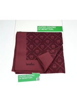 Benetton Elegante Uno Şal 1026-3439  Koyu Bordo