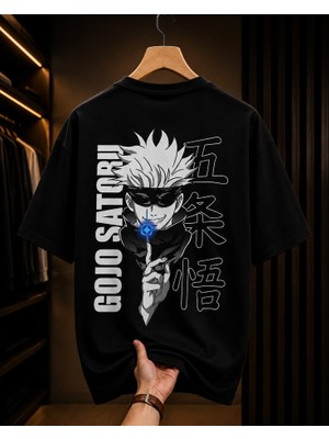 BarsDepo Gojo Satoru Baskılı Tişört, Premıum Kalite Unisex Çocuk / Yetişkin