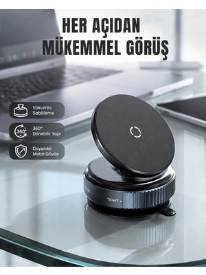 Twin Store Evrensel Manyetik Araç Telefon Tutucu 360° Döner Başlık