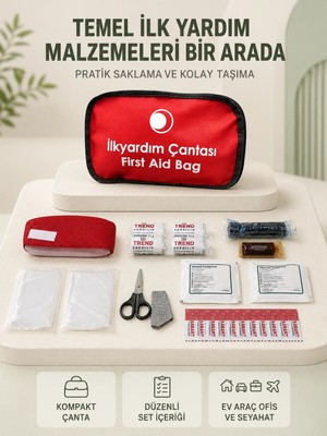Twin Store Araç ve Ev Için Ilk Yardım Çantası Acil Set