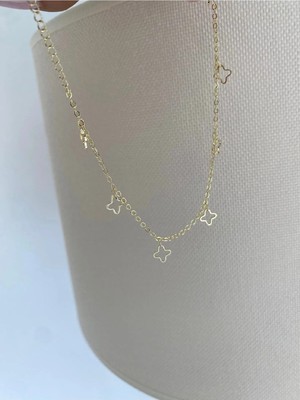 Bade Jewelry Fd Gold Çiçek Tasarım Zarif Kararmaz Çelik Şık Halhal