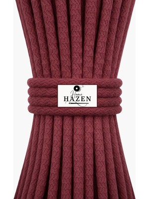 Empressco Bordo Pamuklu Kordon Ip 6-7 mm 45-50 M 1 Kg, Dayanıklı ve Çok Amaçlı