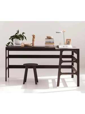 Vivense Woodesk Luz Ahşap Çalışma Masası, Ceviz Renk