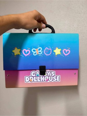 Keskin Color Gabby’s Dollhouse Kız Çocuk Saplı Kilitli Proje Evrak Çantası Karışık Desen 1 Adet