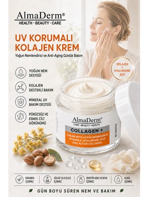 ALMADERM UV Korumalı Günlük Kolajen Krem