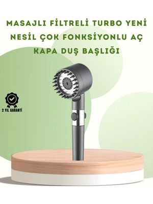 Alkasaz Banyo Için Filtreli Duş Başlığı Pratik Kullanım