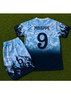Mmt Spor R.e.a.l'm.a.d.r.i.d' Mbappe Mavi Dragon Çocuk Forması 2li Settı 9