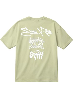 BarsDepo Stray Kids Baskılı Oversize T-Shirt