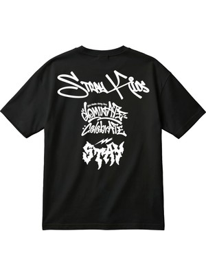 BarsDepo Stray Kids Baskılı Oversize T-Shirt