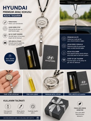 Bijutakı Premium Araç Kokusu Kolye – Hediye Kutulu