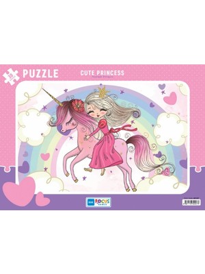 Lisinya Blue Focus Cute Princess (Sevimli Prenses) - Puzzle 30 Parça