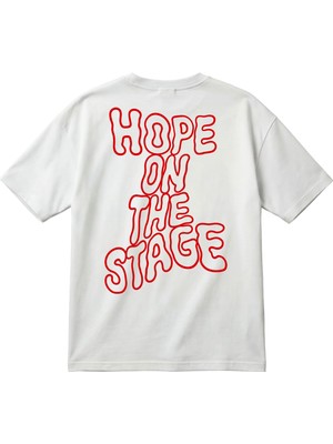 BarsDepo Bts Jhope "hope On The Stage" Baskılı Oversize T-Shirt
