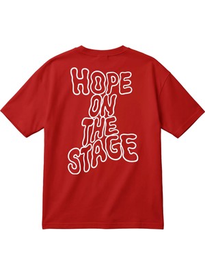 BarsDepo Bts Jhope "hope On The Stage" Baskılı Oversize T-Shirt