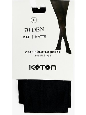 Koton Mat Görünümlü 70 Den Opak Külotlu Çorap