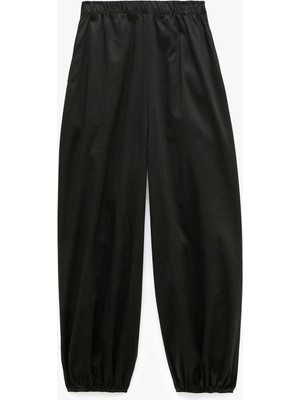 Koton Beli Lastikli Cepli Rahat Kalıp Gabardin Balon Pantolon