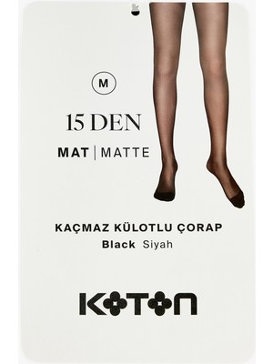 Koton 15 Den Mat Dokulu Kaçmaz Külotlu Çorap