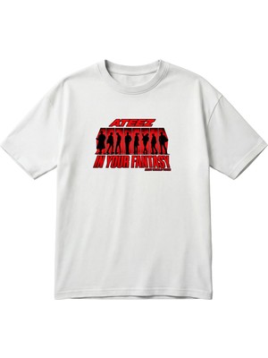 BarsDepo Ateez Baskılı Unisex Oversize T-Shirt