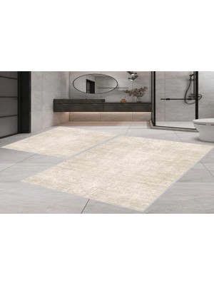 Vivense Dijital Baskı, Kaymaz Taban Ikili Banyo Paspası 100X60 + 60X50 cm  RVG5-1500