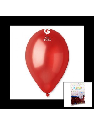 Marsilyan GM-110-53 Metalik - Kırmızı Balon 11&amp;amp;apos;&amp;amp;apos; - 28CM - 100 Parça (K95)