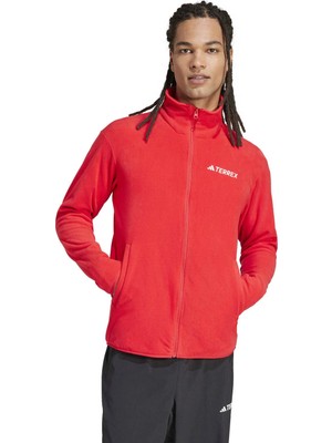 Adidas mt Ess Fz Fl        Purru Kırmızı Erkek Fermuarlı Sweatshirt