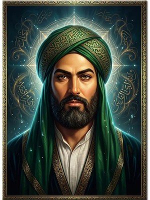 Bedeko Hazreti Ali Resimli Mdf Ahşap Tablo