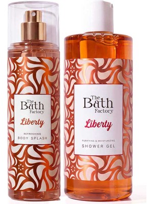 The Bath Factory Liberty Duş Jeli ve  Saç ve Vücut Spreyi 2'li Set