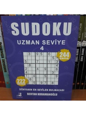 Brf Store Oreviosell Sudoku Uzman Seviye 4: Dünyanın En Sevilen Bulmacası - 222 Bulmaca