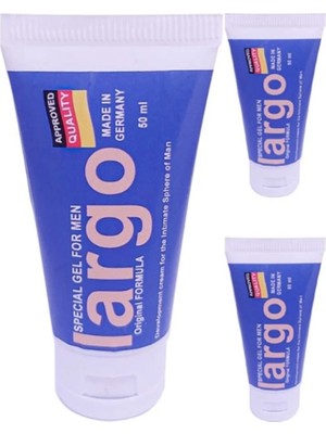 Fırsatkolik Largo Xxl Cream 3 Adet 60 ml Erkeklere Özel En Boy Çap Boyut Şekillendirici Krem