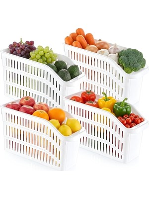 Brf Store Oreviosell Hobby Life Orgamix 4’lü Dar Buzdolabı ve Dolap Içi Düzenleyici Set – Hava Alan Kanallı, S