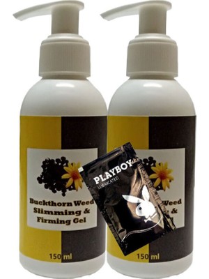 Fırsatkolik Buck Thorn Weed Slimming Bacak Bel Bakım Masaj Kremi 2X150 ml + 1 Adet Jel ile