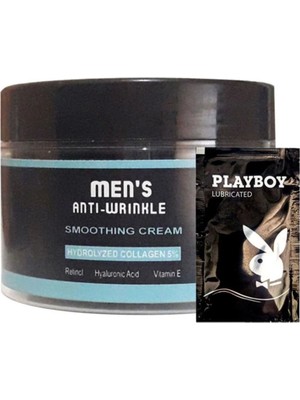 Fırsatkolik Men's Anti-Wrinkle Smoothing Cream 100 ml Erkek Yüz ve Cilt Gençlik Bakım Kremi + 1 Hediye Jel