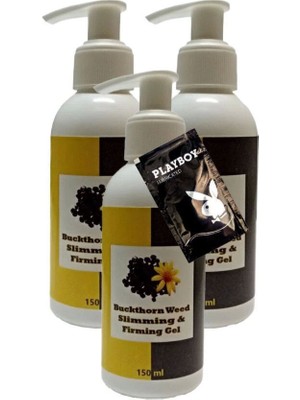 Fırsatkolik Buck Thorn Weed Slimming Bacak Bel Bakım Masaj Kremi 3X150 ml + 1 Adet Jel ile