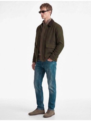Koton Skinny Michael Yeşil Erkek Jean Pantolon 7WAM40084ND