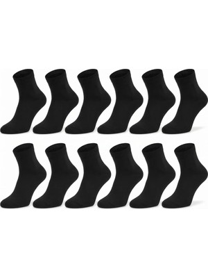 Fantastik Store Erkek Kısa Konç 12’li Bambu Çorap 39-44 Dikişsiz Burun Nefes Alan Yumuşak Günlük Patik Çorap