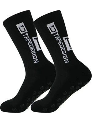 Fantastik Store Kaydırmaz Futbol Basketbol Tenis Erkek Spor Çorap, Siyah, Kaymaz Çorap Tabanlı, Dikişsiz ve Parfümlü, Yüksek Kalite