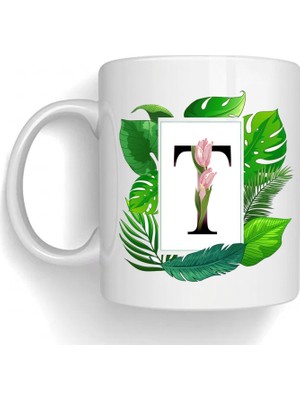 Bsb T Harfi Temalı Porselen Kupa Bardak Mug 220