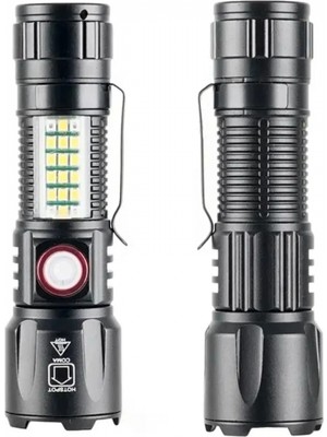Marsilyan WS-2828 10W 1000 Lümen Şarjlı Metal El Feneri